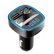 T25 Bluetooth 5.0 FM Transmitter Car MP3 Player Dual USB Charger