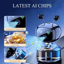 AI Smart Robot Car Air Freshener Rechargeable Aromatherapy Diffuser