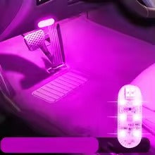 High Brightness LED Touch Light – USB Rechargeable Interior Ambient Lamp with Multi-Color & Strobe Mode
