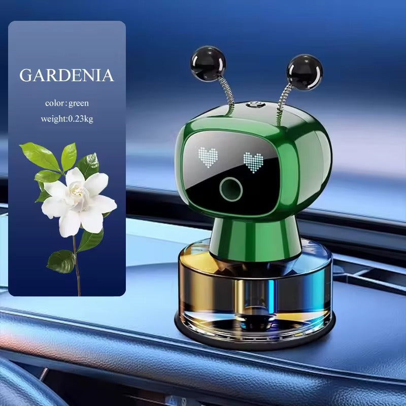 AI Smart Robot Car Air Freshener Rechargeable Aromatherapy Diffuser