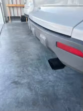 Universal Carbon Fiber Exhaust Tip – Glossy Stainless Steel Tail Pipe for Cars & SUVs