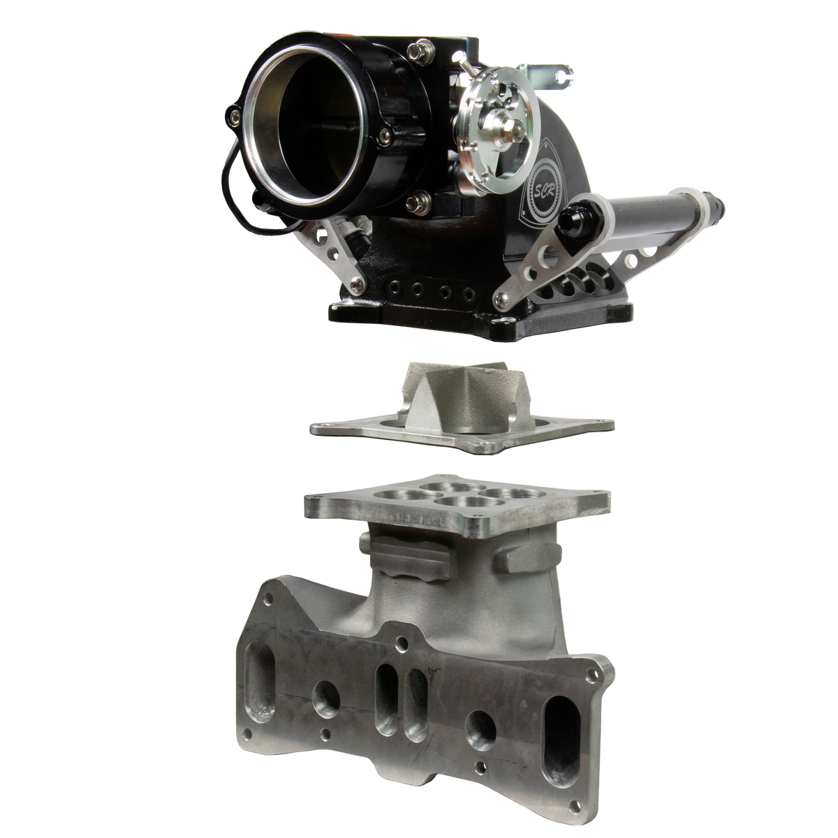 4ac Intake Complete SCR Semi-PP 4 Barrel Single Racing Intake Manifold - Suits FD ...
