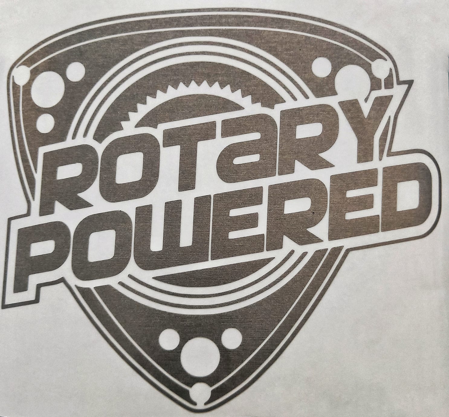 Rotary Powered Sticker
